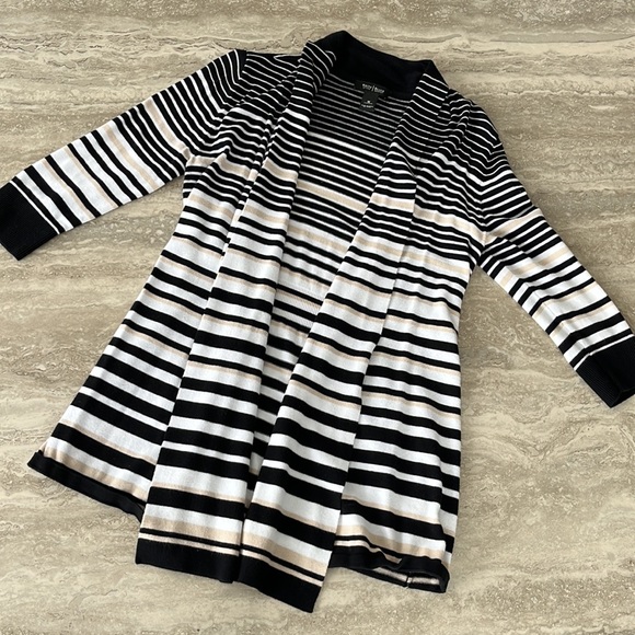 WHBM striped cardigan - Picture 2 of 6